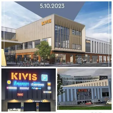 アパート New Ruby Near Helsinki Airport In Kivistoe